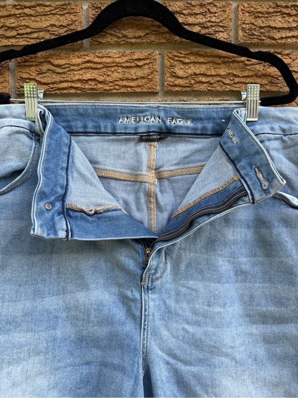 American Eagle High Rise Curvy Skinny Jeans